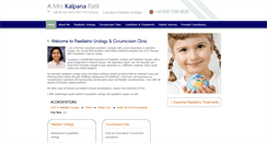 Desktop Screenshot of childurologist.co.uk.chits.positive-dedicated.net